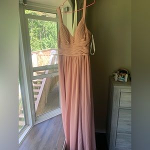 Dusty rose bridesmaid dress. Brand new with tag. Size 12